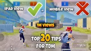 TOP 20 TIPS & TRICKS TO BECOME A TDM MASTER  ✅❌ | PUBG MOBILE / BGMI