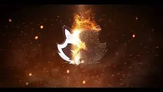 Particle Fire Logo Reveal (After Effects)