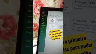 Como salvar uma Planilha do Excel em PDF.