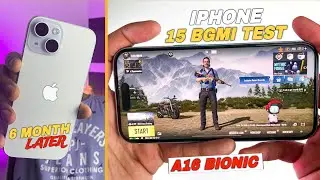 iPhone 15 BGMI Test, Heating & Brightness Issue Test After 6 Months🔥 | Gaming Beast🧐