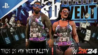 WWE2K24 Dirty Jey Uso & Mammi Rhea Ripley New Love Entrance 💕 This Is My YEETALITY!