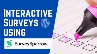 Interactive Surveys using SurveySparrow in WordPress