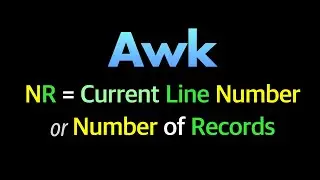 Awk NR: Number of Records Processed