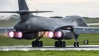 It's Awesome! Watch the B-1 Lancer Performs Taxi & Takeoff