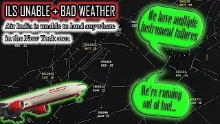 Air India LOSES MULTIPLE INSTRUMENTS AND CANT LAND ANYWHERE!