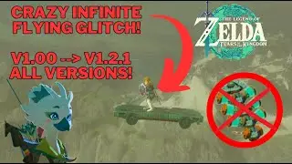 CRAZY NEW/FAST Infinite Flying Glitch Without Batteries (ALL VERSIONS!!!) | The Legend of Zelda TotK