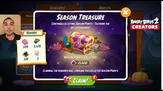 Keep collecting Season Points before you claim your Halloween Season Rewards! Angry Birds 2