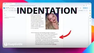 How to Indent Second Line in Google Docs