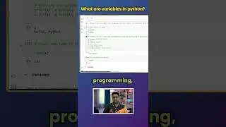 What are variables in python? 