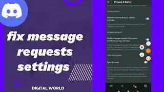 How To Fix Message Requests Settings On Discord app 2023