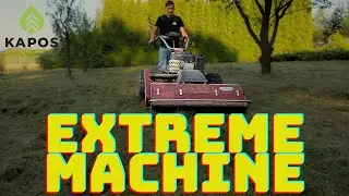 Mulching overgrown grass with extreme machines - 3000M2 | Episode#78