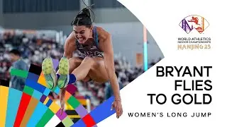 Rookie Claire Bryant flies to 6.96m in long jump | World Indoor Championships Nanjing 25