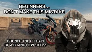 Don’t make this mistake as a beginner. 1000cc clutch toasted…