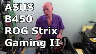 ASUS B450 ROG Strix Gaming II Motherboard, ASUS Hyper M.2 x16 PCIe M.2 NVMe Quad and Capture card