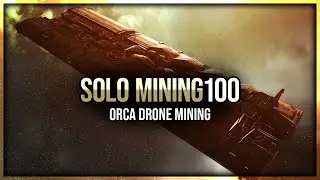 Eve Online - Orca Drone Mining - Solo Mining - Episode 100