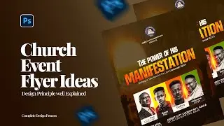 Church Event Flyer Ideas | Photoshop Tutorial