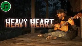 Heavy Heart | Red Dead Redemption 2 Inspired Relaxing Music | Western Ambient Guitar