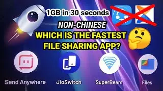 The Best Xender/Shareit Alternative | The Fastest Non-Chinese File Sharing App