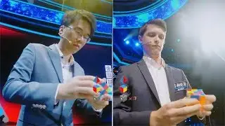 Impossible challenge: Chinese Rubiks Cube champion challenges 5 world champions