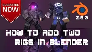 How to add multiple RIGS in blender 2.8.3 || Roblox & Blender  Tutorial ||