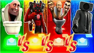 Tf2 Skibidi Toilet vs Speakerman vs Skibidi Toilet 61 vs Titan Cameraman - Tiles Hop EDM Rush