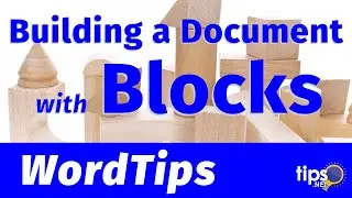 Building a Document with Blocks