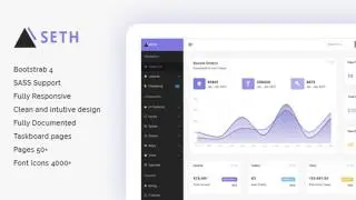 Seth - Responsive Web App Kit | Themeforest Website Templates and Themes