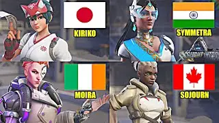 Overwatch 2 - ALL Characters Nationality