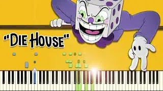 Die House from Cuphead (King Dice's Theme/All Bets Are Off!) - Piano Tutorial