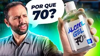 ÁLCOOL 70? Por que não usar o ÁLCOOL PURO??