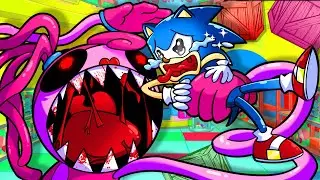 Sonic VS Mommy Long Legs - Sonic the Hedgehog 2 VS Poppy playtime - Cartoon Galaxy