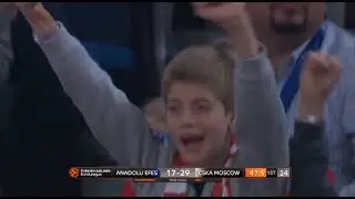 CSKA made it rain in the EuroLeague championship game