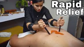 Best Indian Shoulder & Neck Massage With Relaxation From Stiff Tissue Pain By Cosmic Lady ASMR