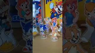 Сделал фигурки мультяшек из оргстекла | made figures from plexiglas