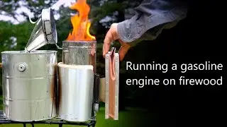 Running a Gasoline Engine on Firewood | Woodgas Biofuel