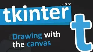 Using the tkinter canvas to draw shapes, text and widgets