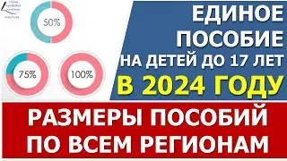 Точные размеры Единого пособия на детей в  2024 году