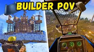 How A PRO Builder Plays RUST | Rust Wipe Progression - Builder POV