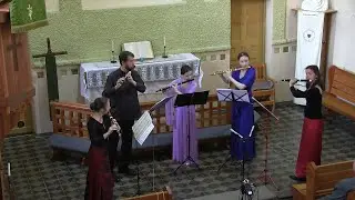 Буамортье. Концерт VI для квинтета флейт ми-минор op.15