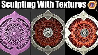 Sculpting With Textures in Blender 3.0