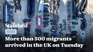 More than 500 migrants arrive in UK after crossing English Channel