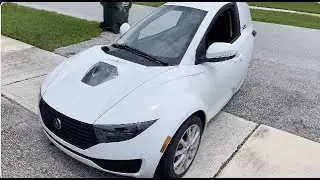 Bob's last ride in the Solo Electra Meccanica 3 Wheel electric car