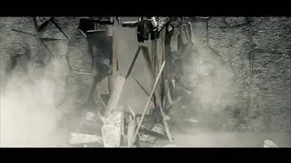 Green screen-Wall,Crash,Wood, Destruction