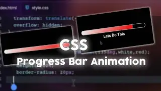 CSS Progress Bar Animation