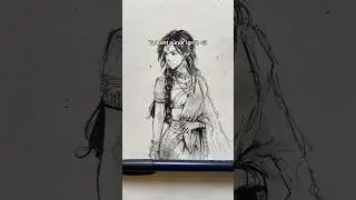 Drawing INDIAN WOMEN in Anime style!!✍️ -#art #sketchbook