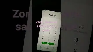 Zong Balance service code apply