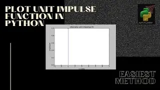 How to plot unit impulse function using matplotlib in python? 