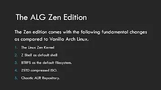 Released Arch Linux GUI Zen Edition