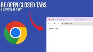 How to Restore Closed Tabs in Google Chrome & Opera GX (2024)