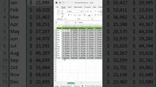 Excel AutoSum 